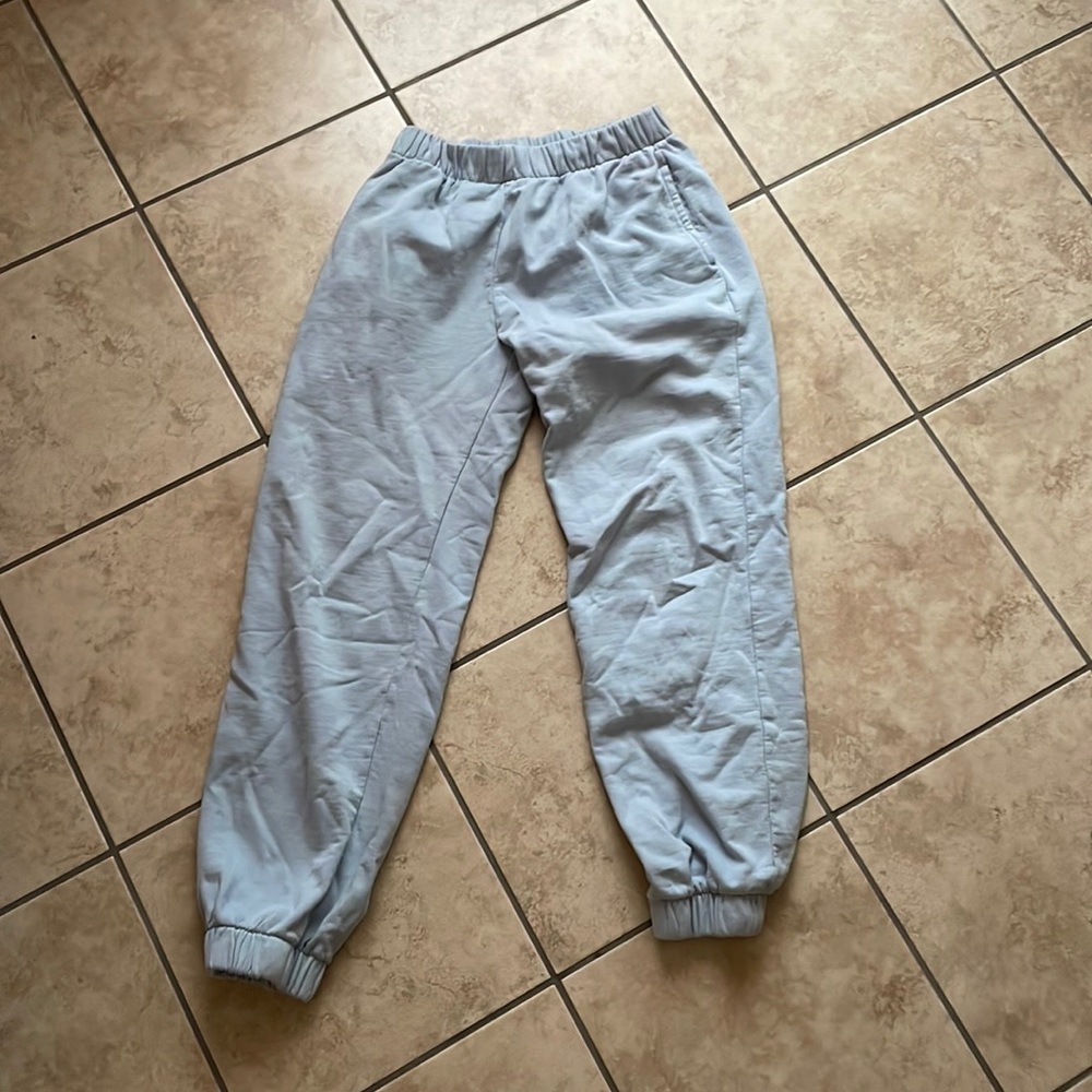 John Galt baby blue sweatpants